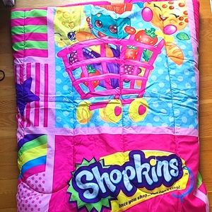 Shopkins twin sized comforter